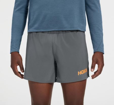 Hoka One One Sg Trail Short Barbati - Pantaloni Scurti Castlerock | RO-VHQzo6Y